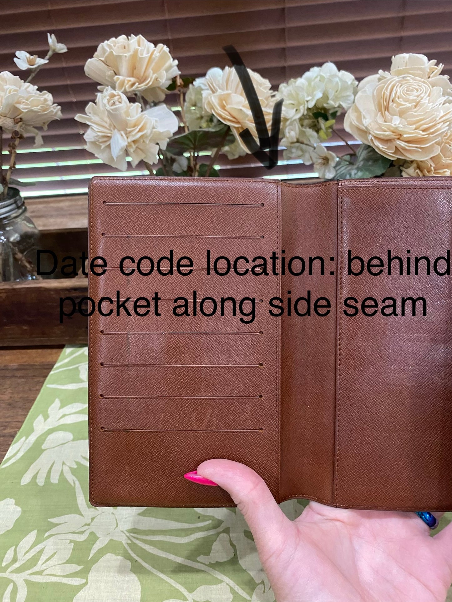Vintage Passport Wallet Clutch
