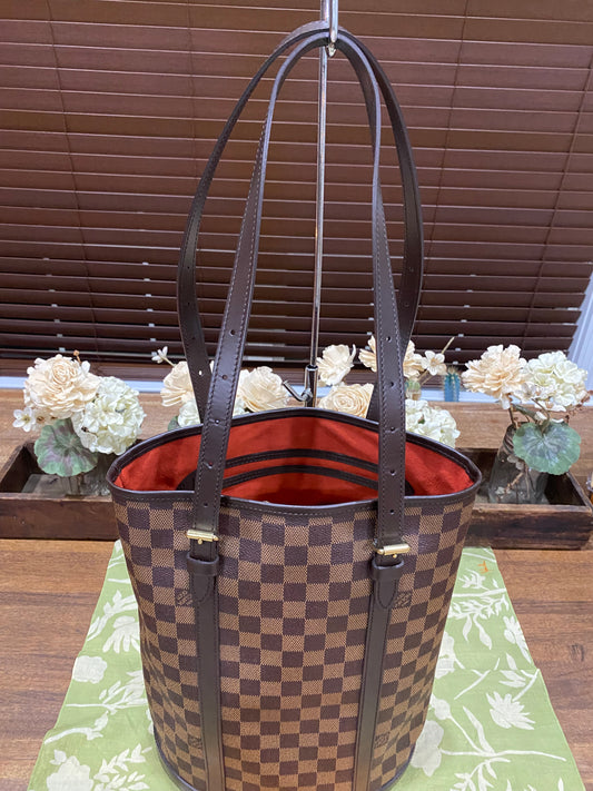 Bucket Bag GM Damier Ebene