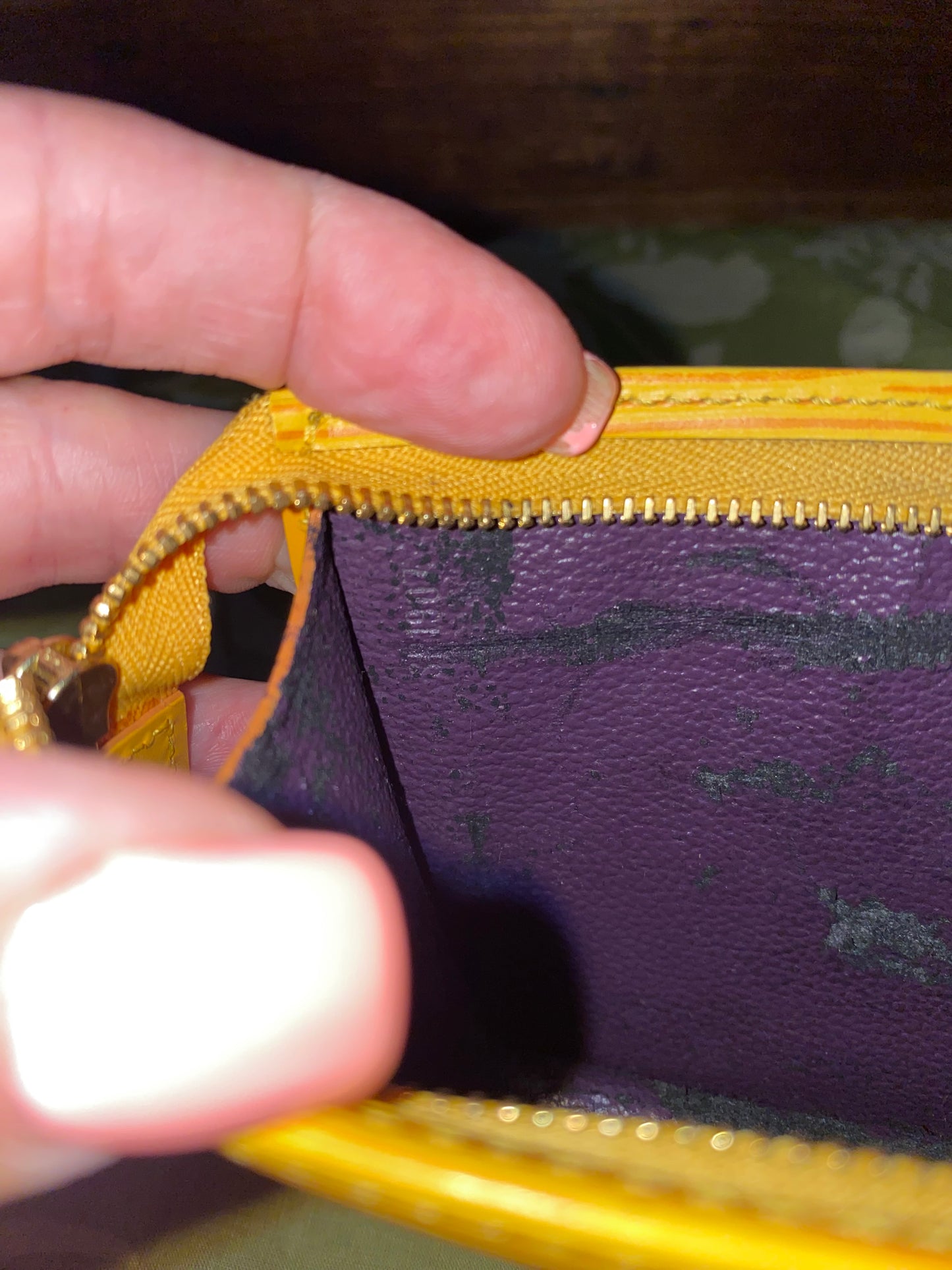 Toiletry 15 (Epi leather in Tassil Yellow)