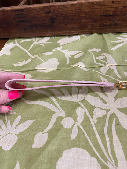 City Pouch- studded DA print with removable wristlet strap