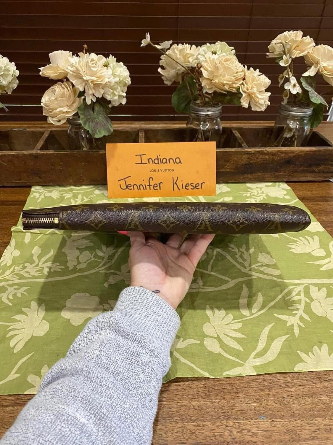 Vintage Porte Document Portfolio Clutch