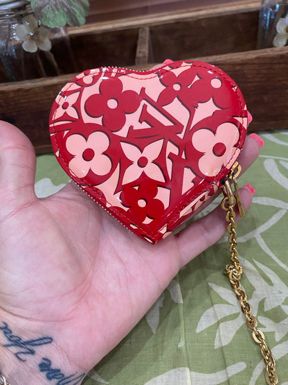Vernis Sweet Porte Monnaie Coer Heart Coin Purse/Bag Charm