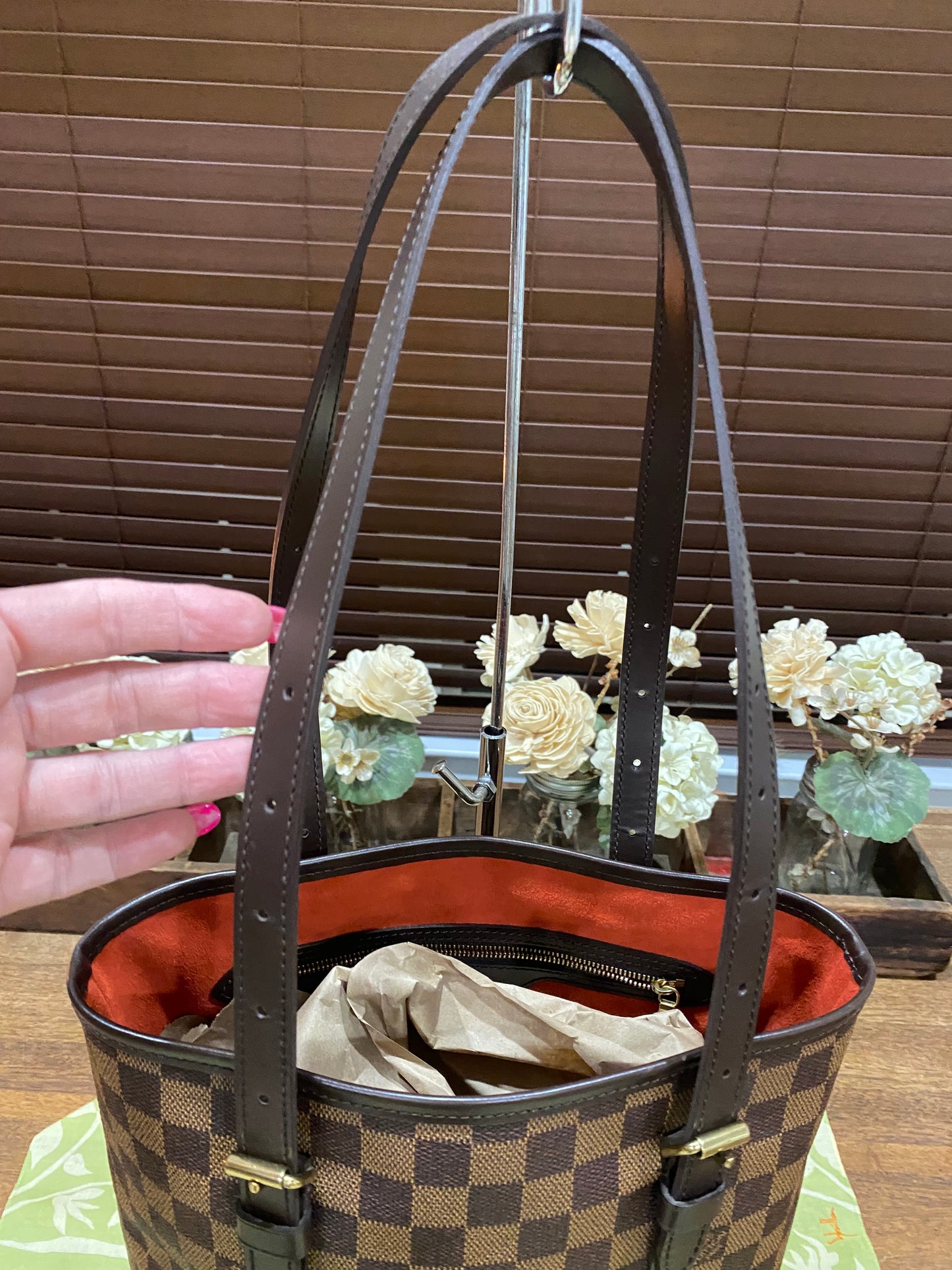 Bucket Bag GM Damier Ebene