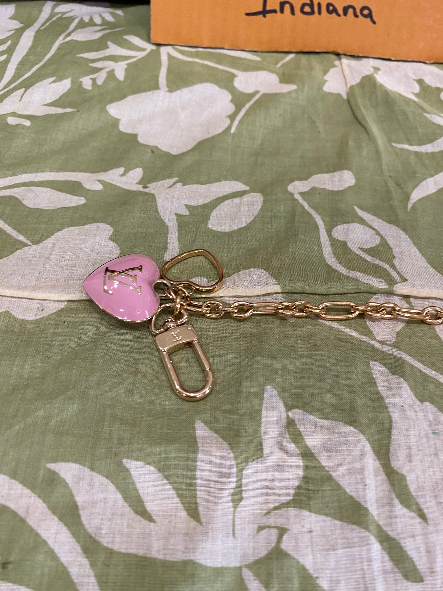 Pink Vernis Heart Coin Purse/Bag Charm