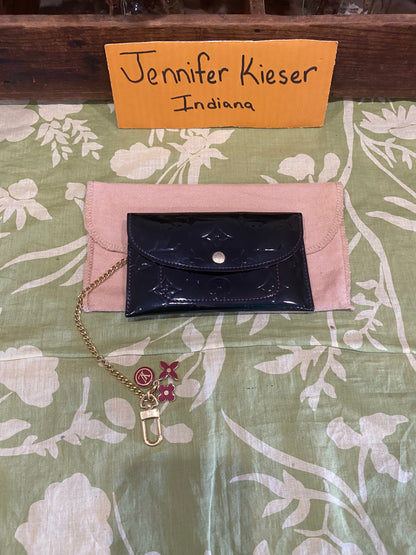 Vernis Envelope Plate Pouch (black)