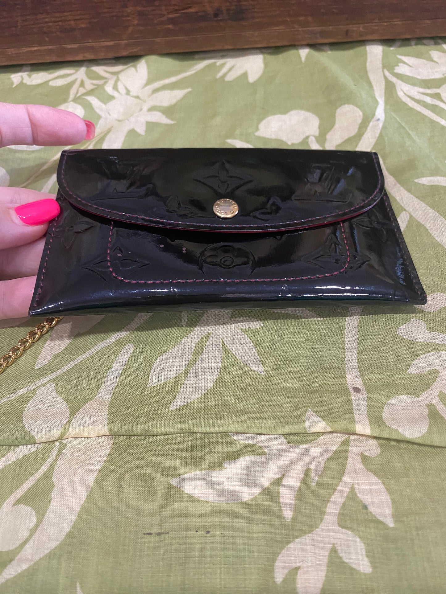 Vernis Envelope Plate Pouch (black)