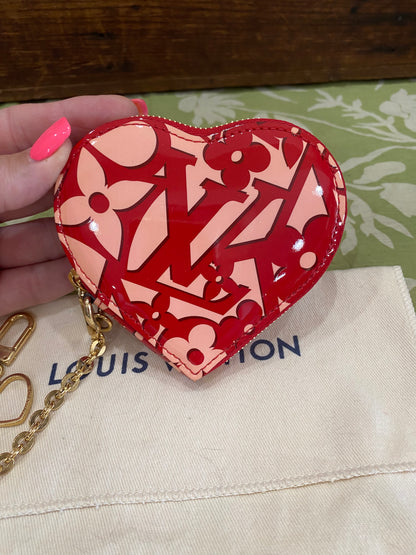 Vernis Sweet Porte Monnaie Coer Heart Coin Purse/Bag Charm