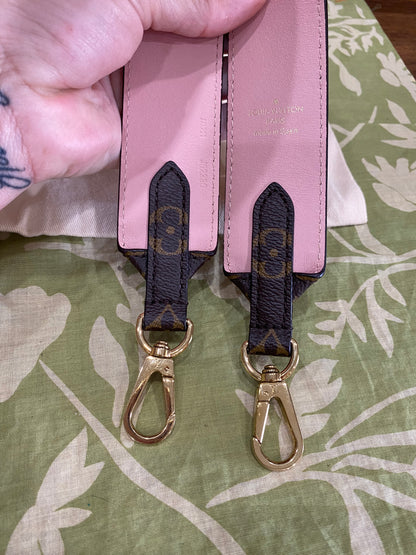 Monogram/Rose Ballerine Bandouliere Shoulder Strap