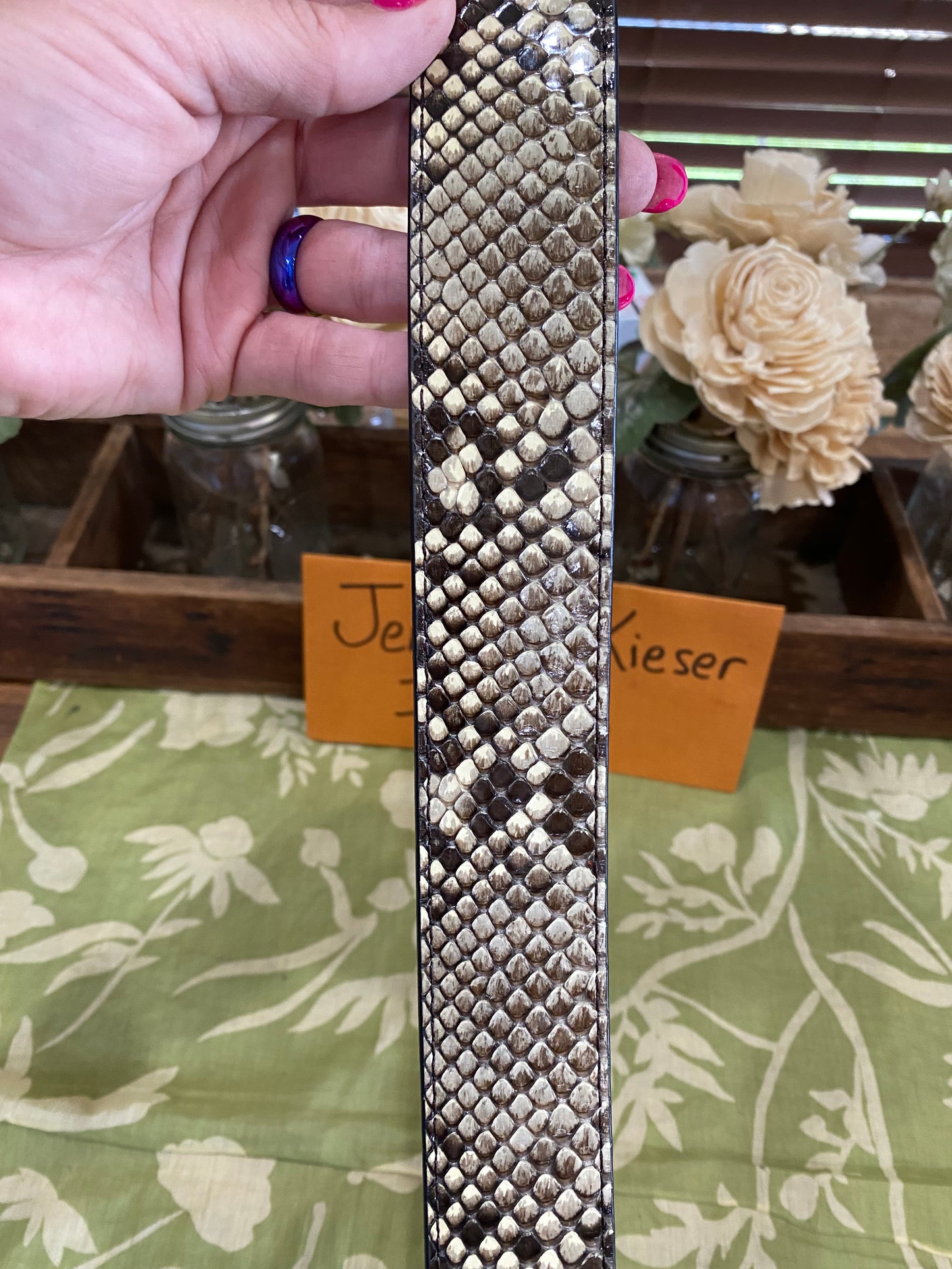 LE Python Bandouliere Shoulder Strap