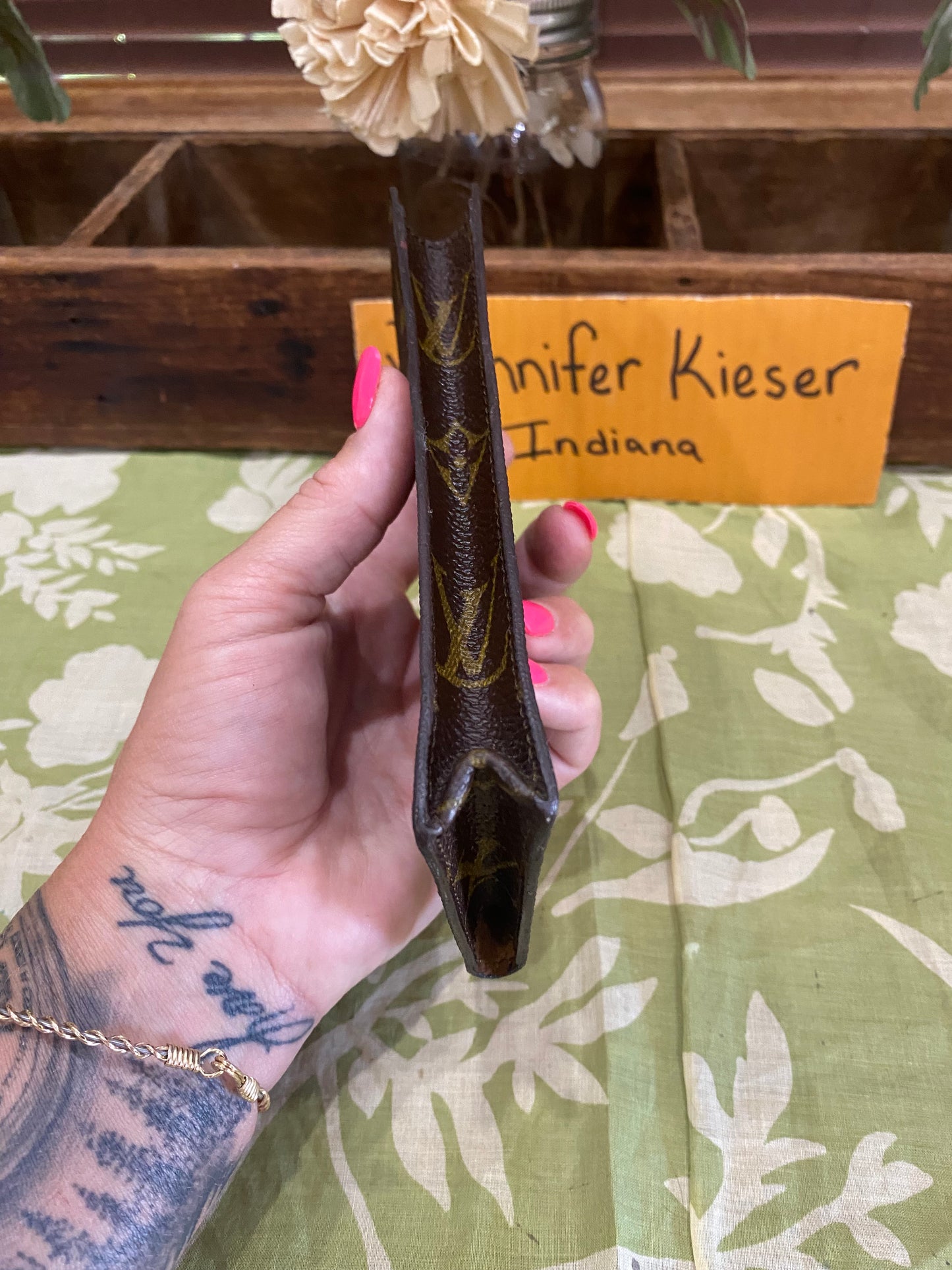 Vintage Simple Glasses Case