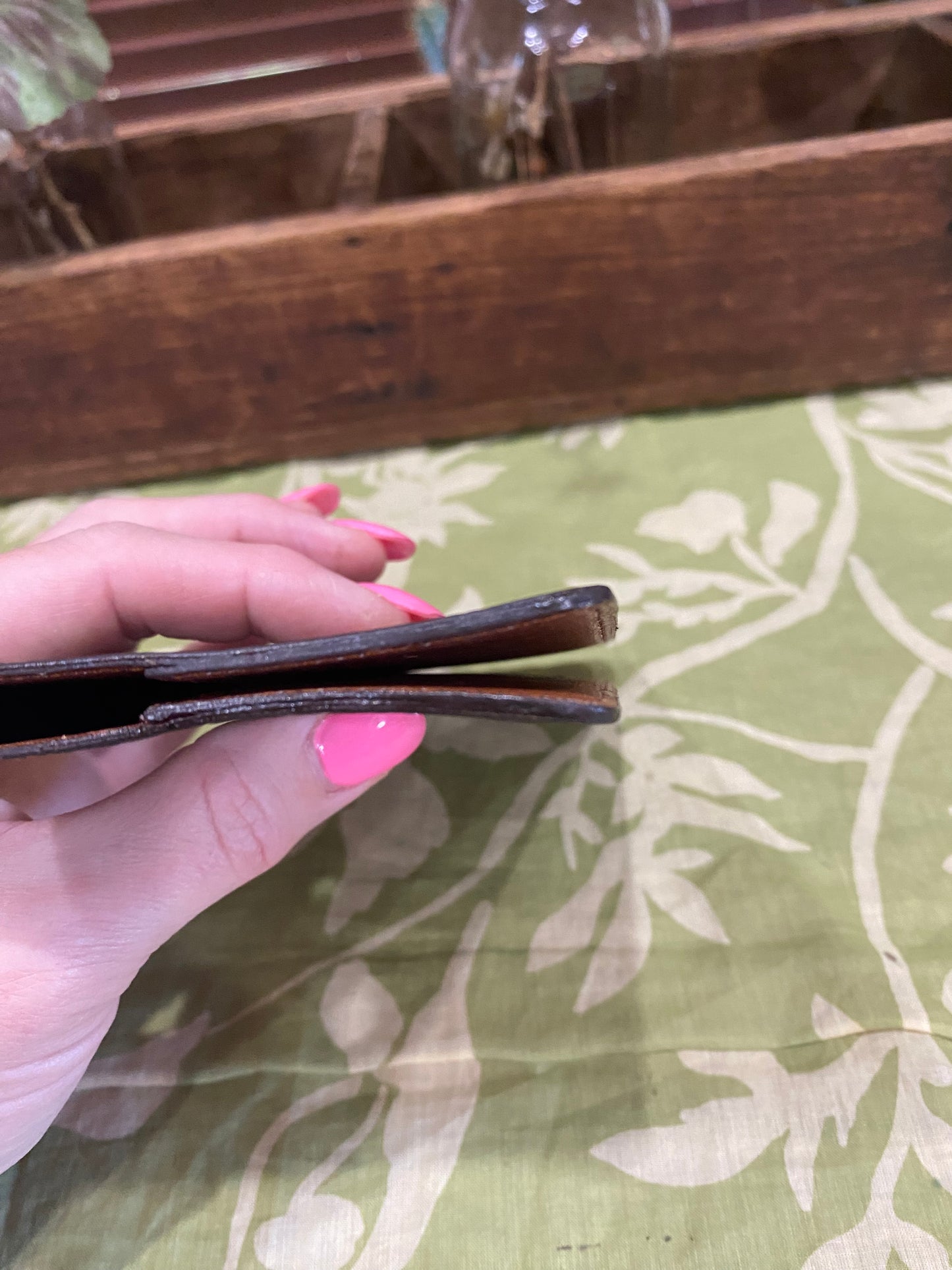 Vintage Checkbook Cover