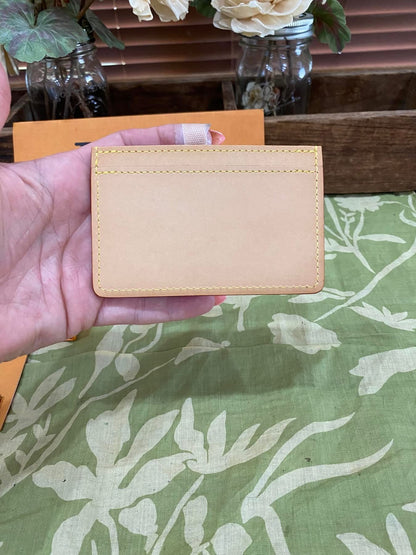 Vachetta Porte Cartes Voyage Credit Card Case