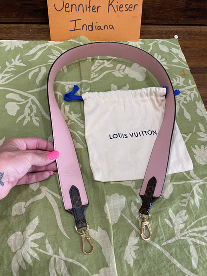 Monogram/Rose Ballerine Bandouliere Shoulder Strap