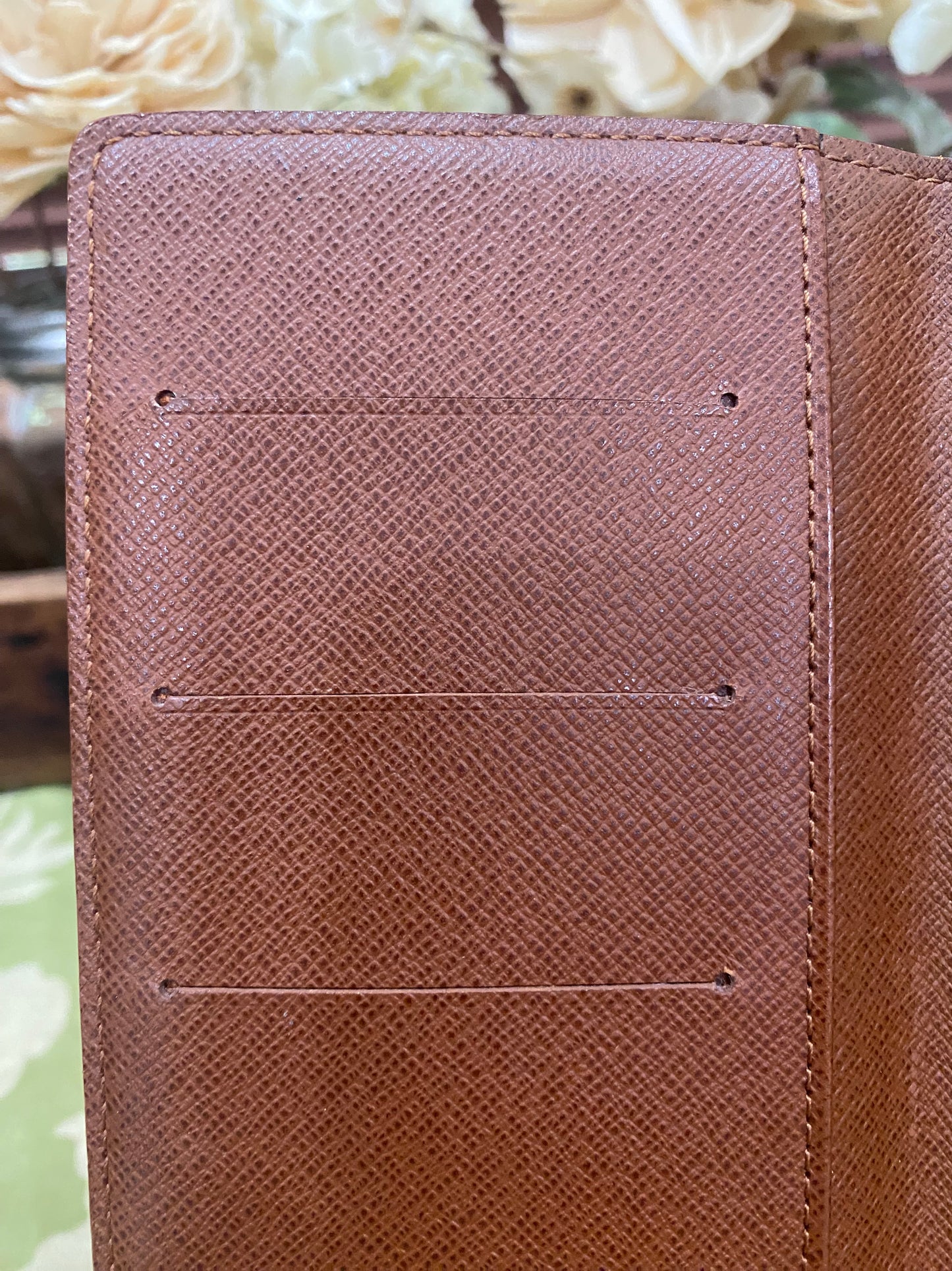 Checkbook Cover (with three credit card slots)