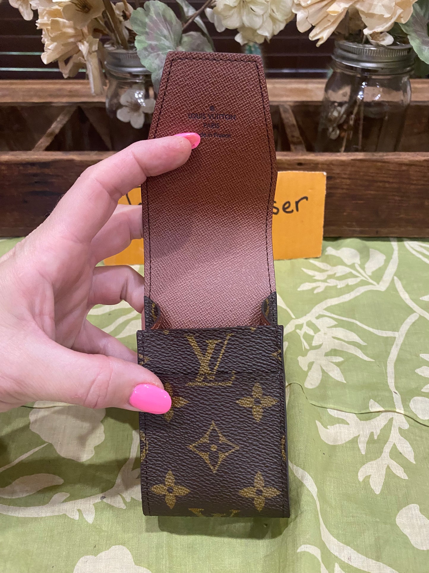 Cigarette Case(holds credit cards, lipstick, tampons, Kleenex..)