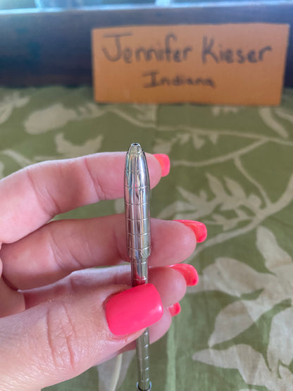 Silver Tone Twist Top Pen