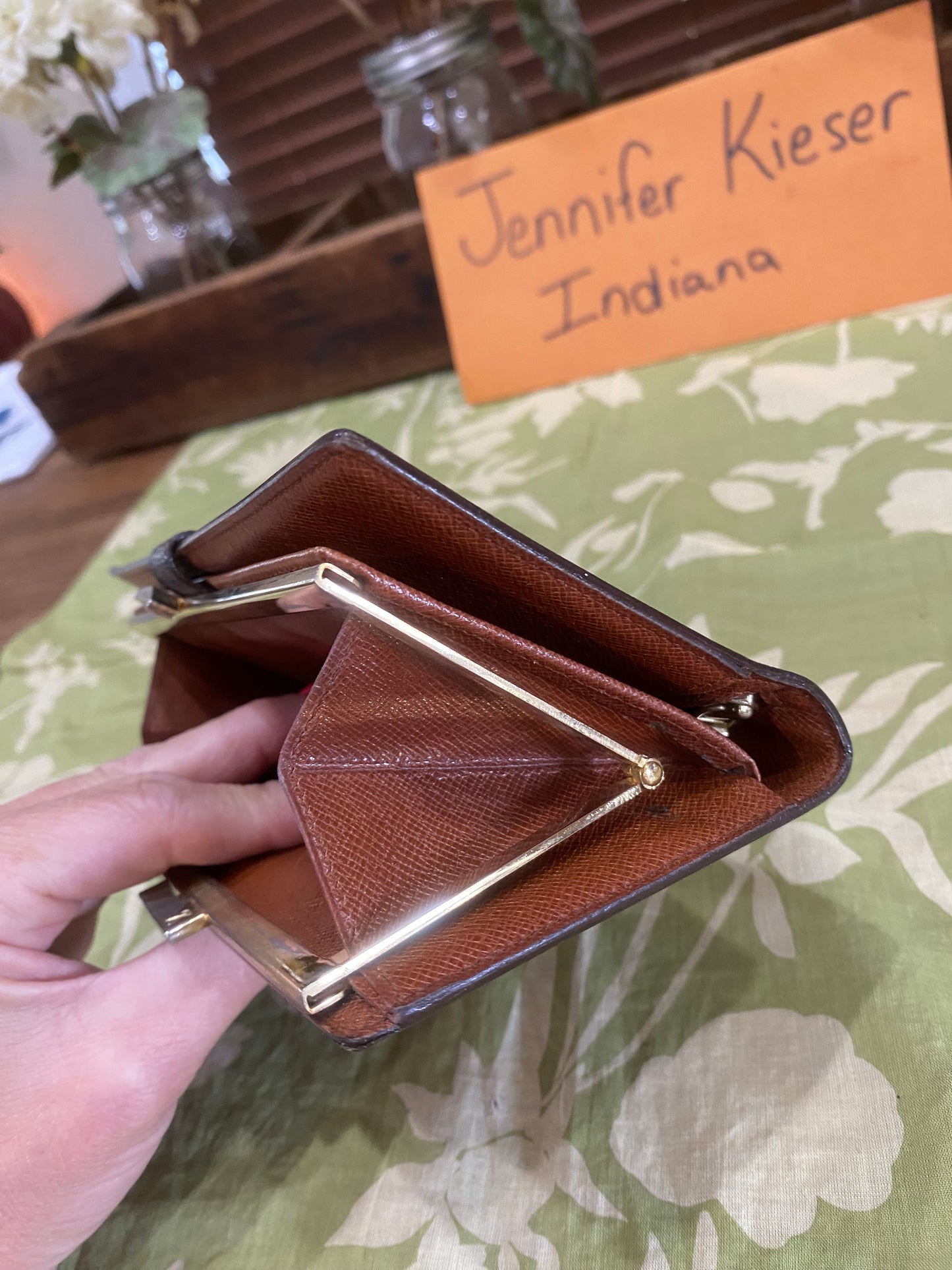 Vintage Kisslock Long Wallet