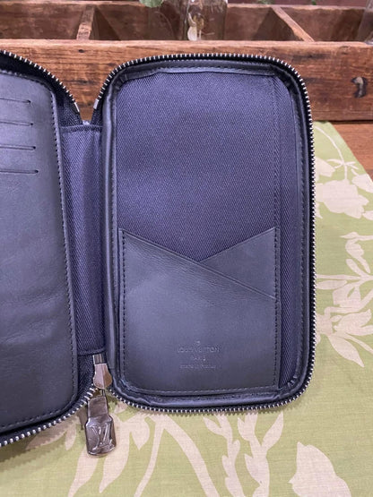 Reverse Monogram Eclipse Double Phone Pouch