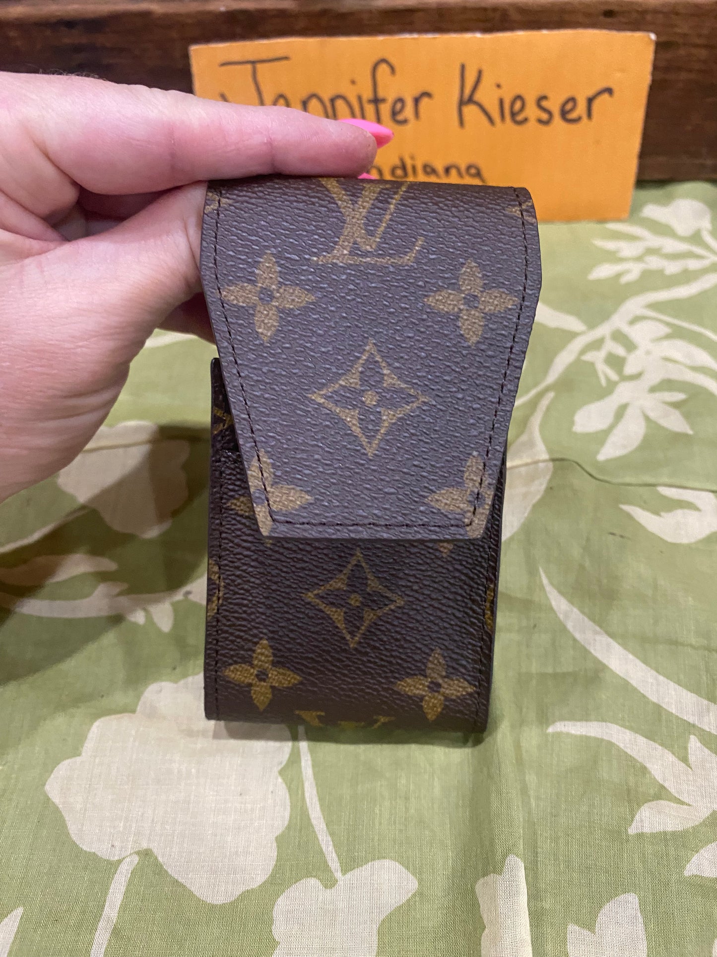 Cigarette Case(holds credit cards, lipstick, tampons, Kleenex..)