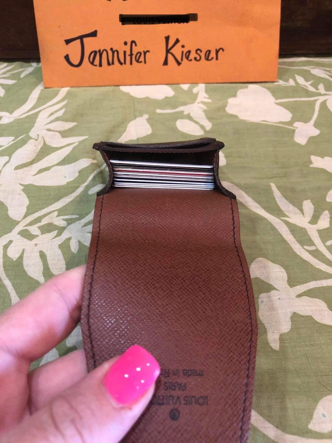 Cigarette Case(holds credit cards, lipstick, tampons, Kleenex..)