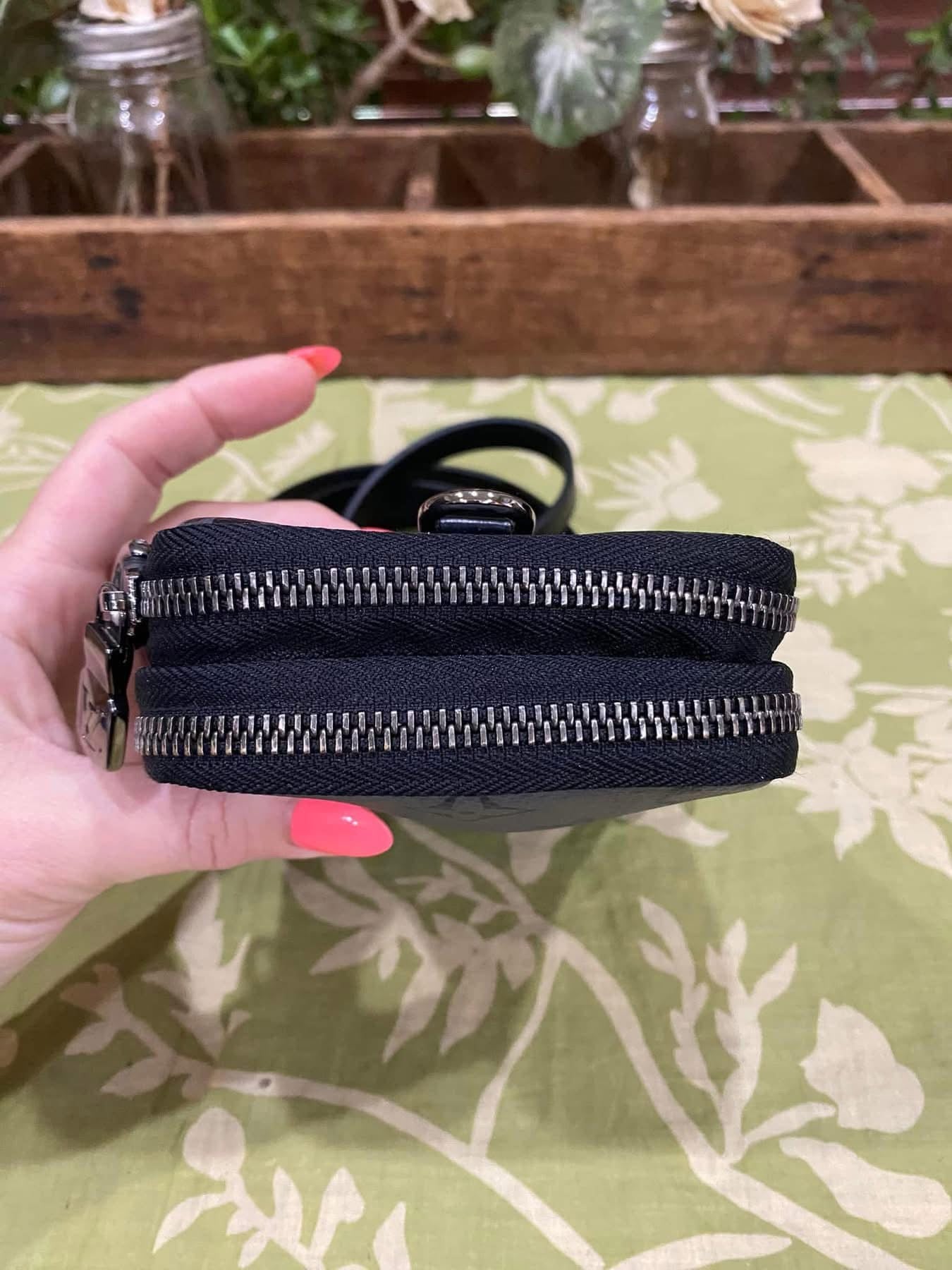 Reverse Monogram Eclipse Double Phone Pouch