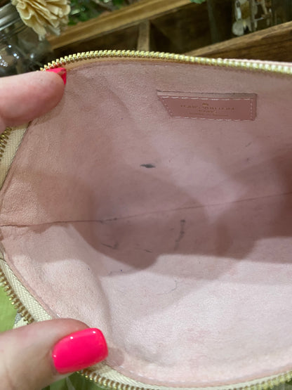 City Pouch- studded DA print with removable wristlet strap