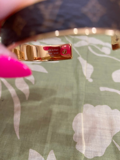 Monogram Jonck Wild Bangle Cuff Bracelet