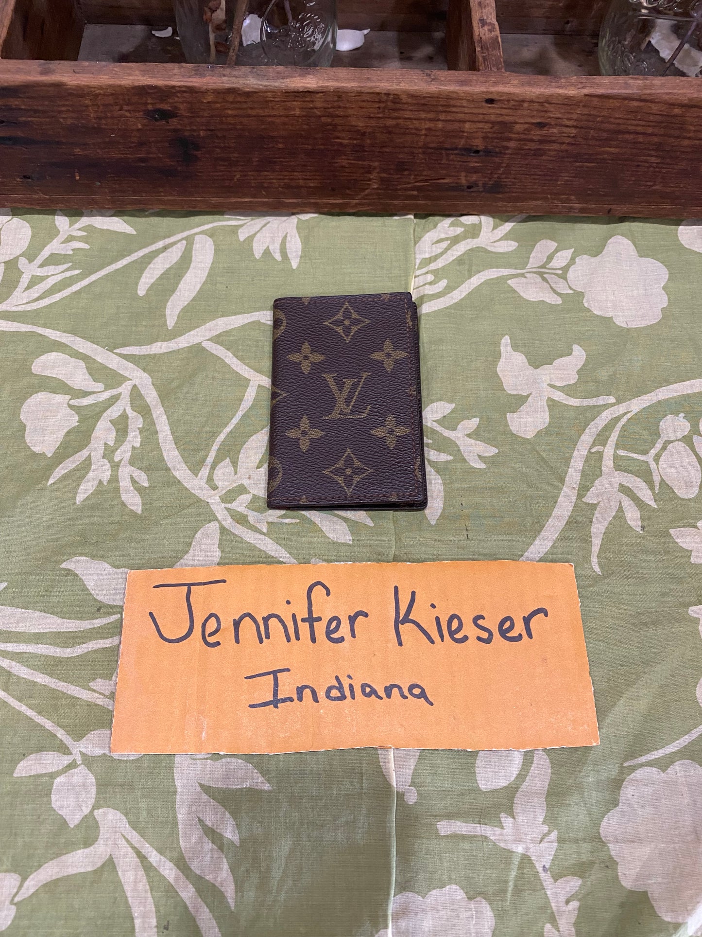 Vintage Credit Card Holder/Pocket Organizer