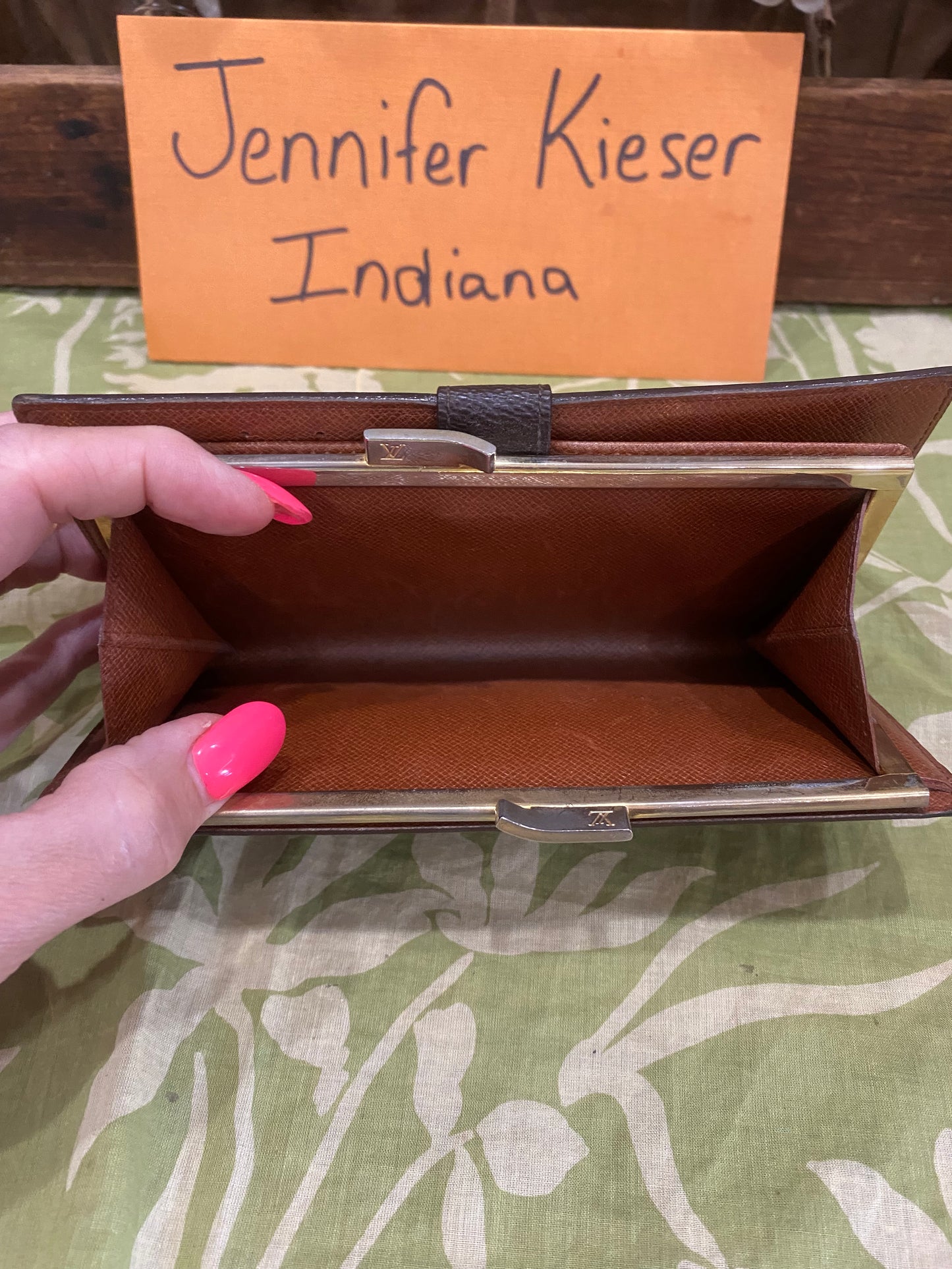 Vintage Kisslock Long Wallet