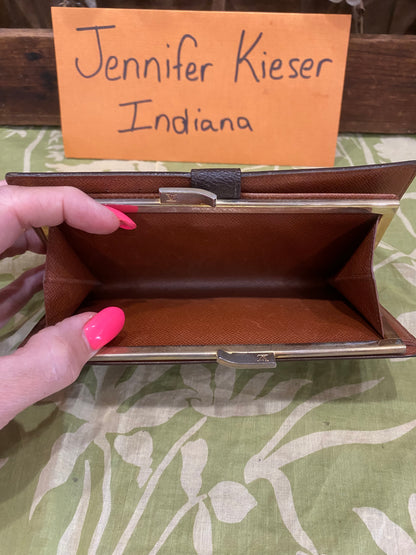 Vintage Kisslock Long Wallet