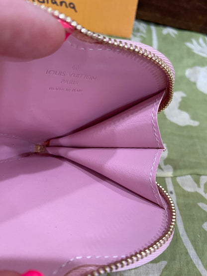 Pink Vernis Heart Coin Purse/Bag Charm