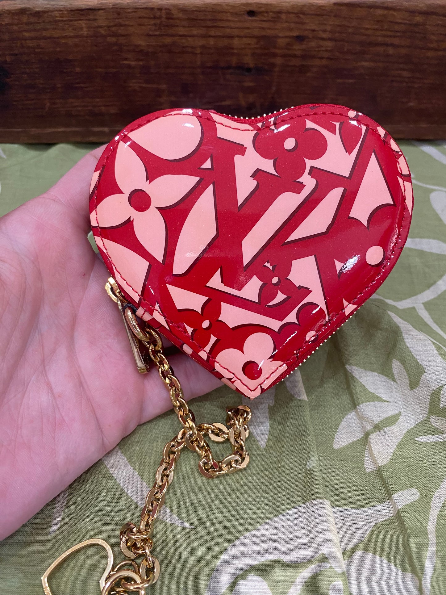 Vernis Sweet Porte Monnaie Coer Heart Coin Purse/Bag Charm