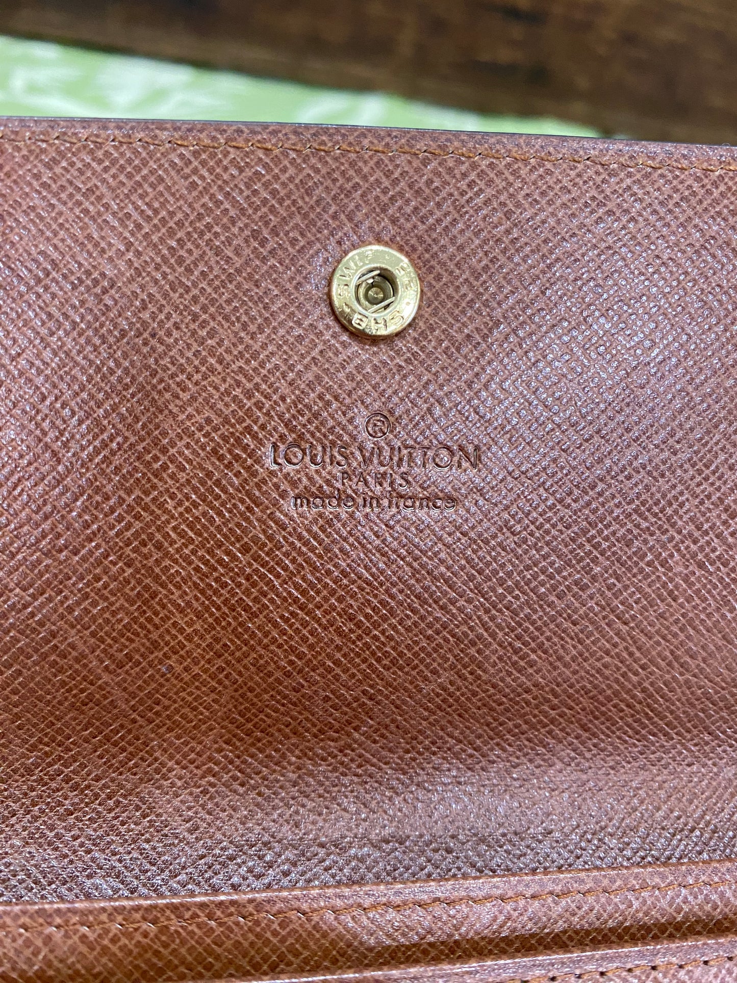 Vintage Passport Wallet Clutch