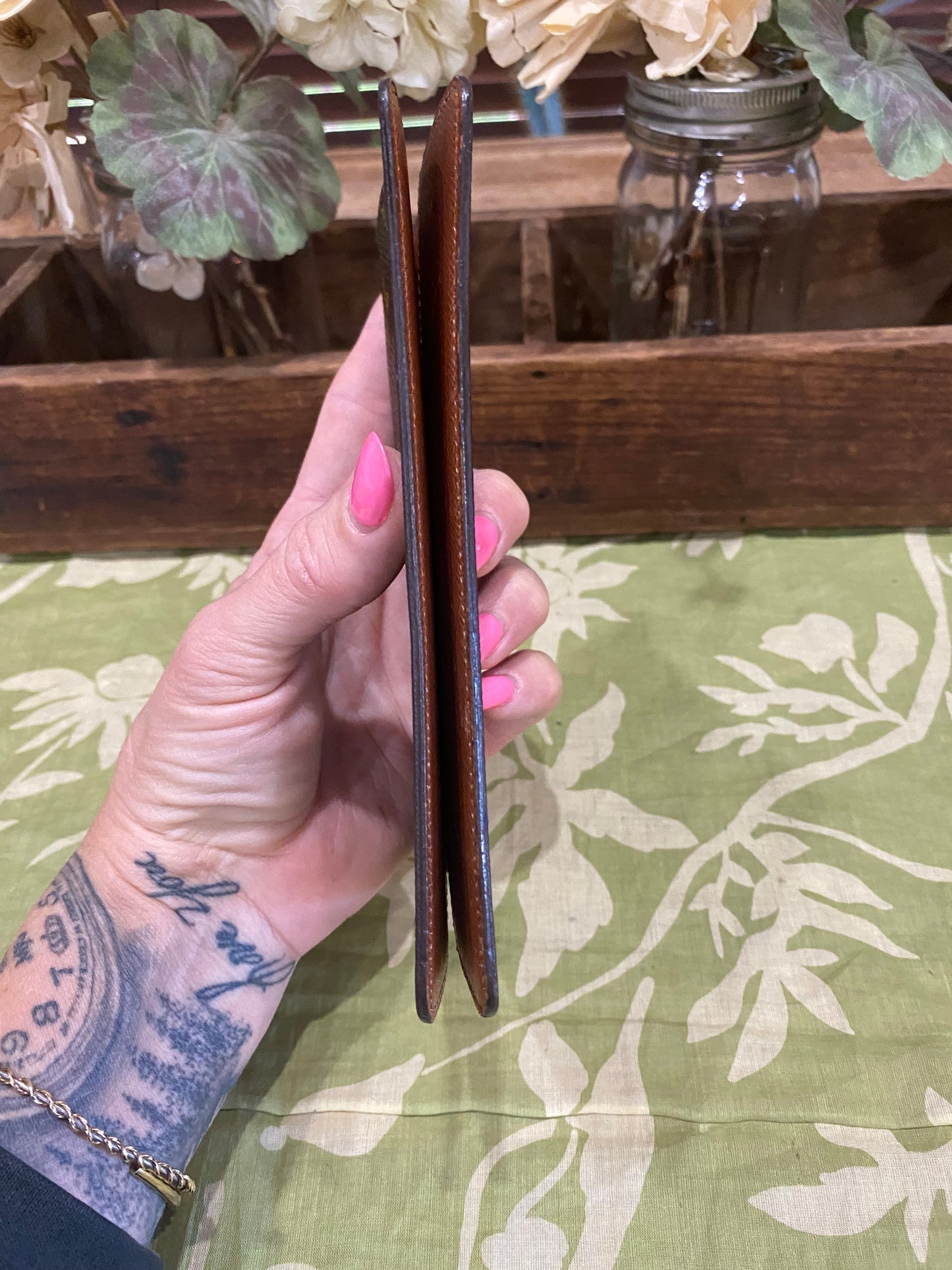 Vintage Checkbook Cover