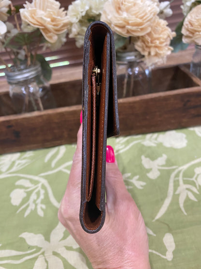Vintage Passport Wallet Clutch