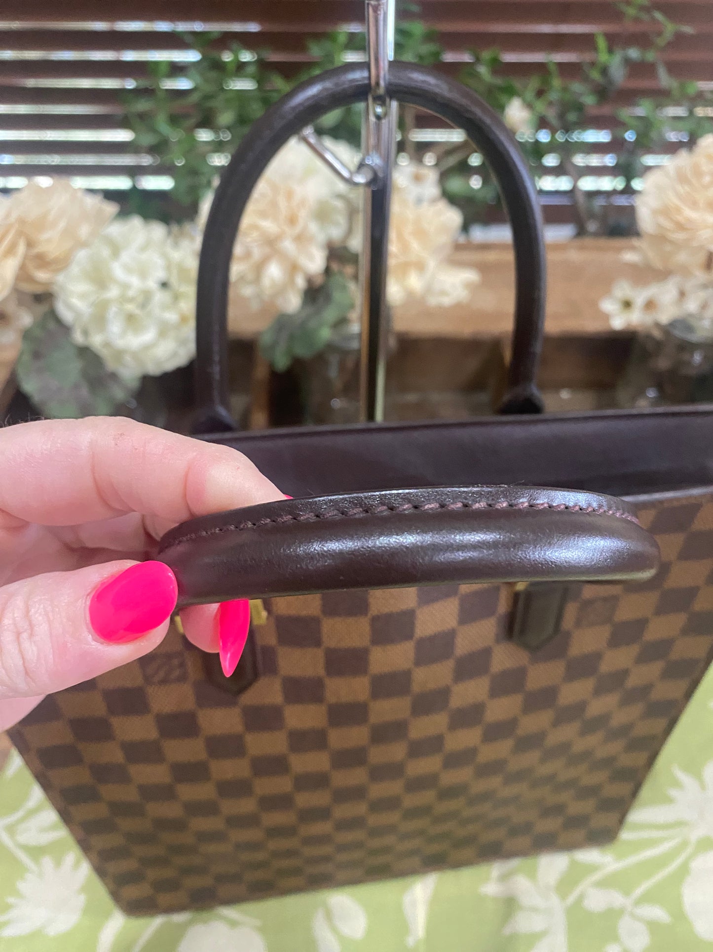 Venice PM Sac Plat in Damier Ebene