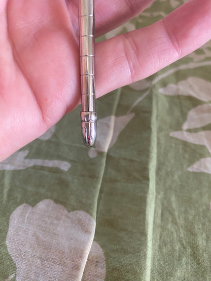 Silver Tone Twist Top Pen
