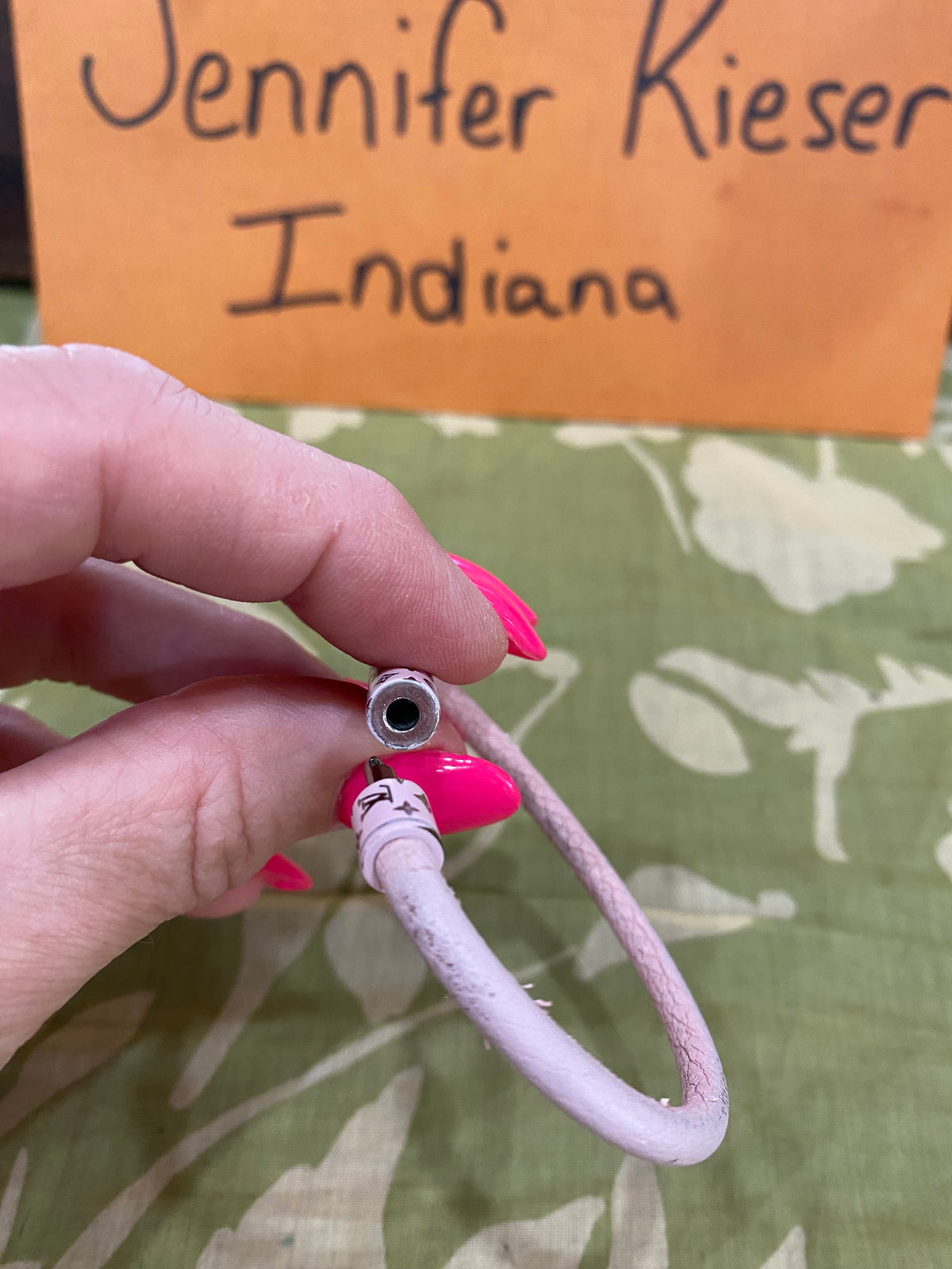 Pink Confidential Bracelet