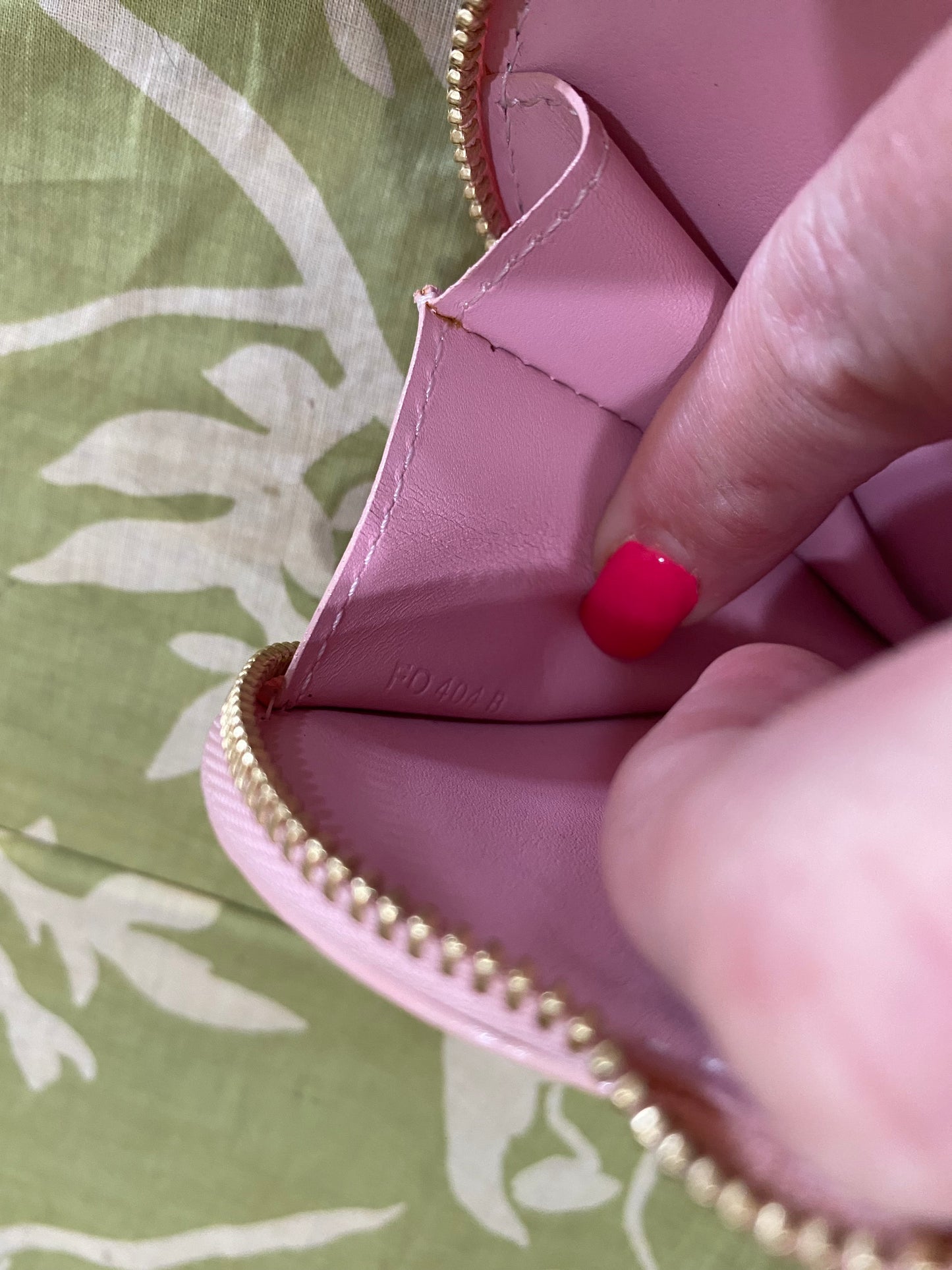 Pink Vernis Heart Coin Purse/Bag Charm