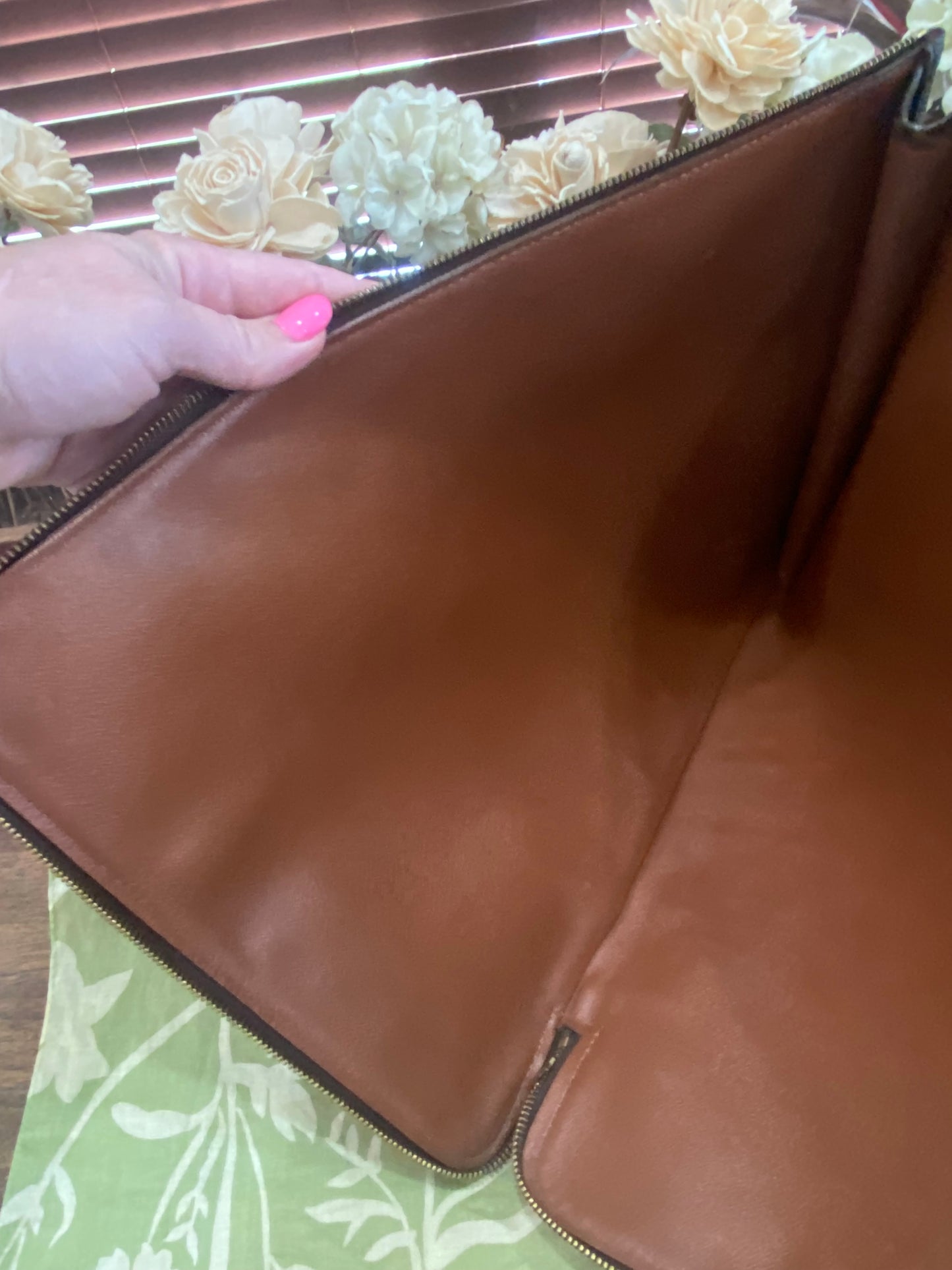 Vintage Porte Document Portfolio Clutch