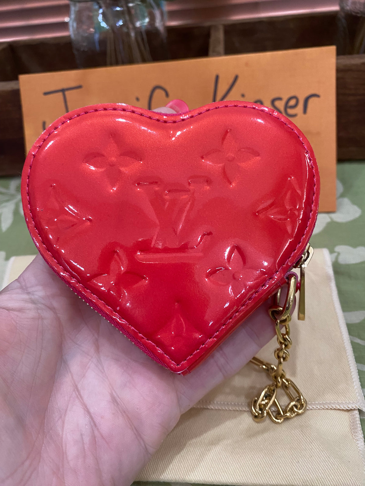 Vernis Porte Monnaie Heart Coin Purse/Bag Charm