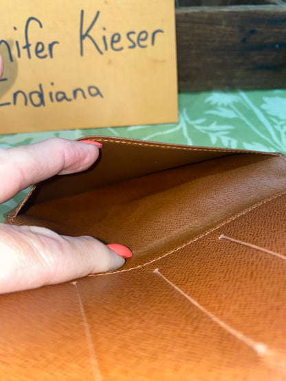 Checkbook Cover (with three credit card slots)
