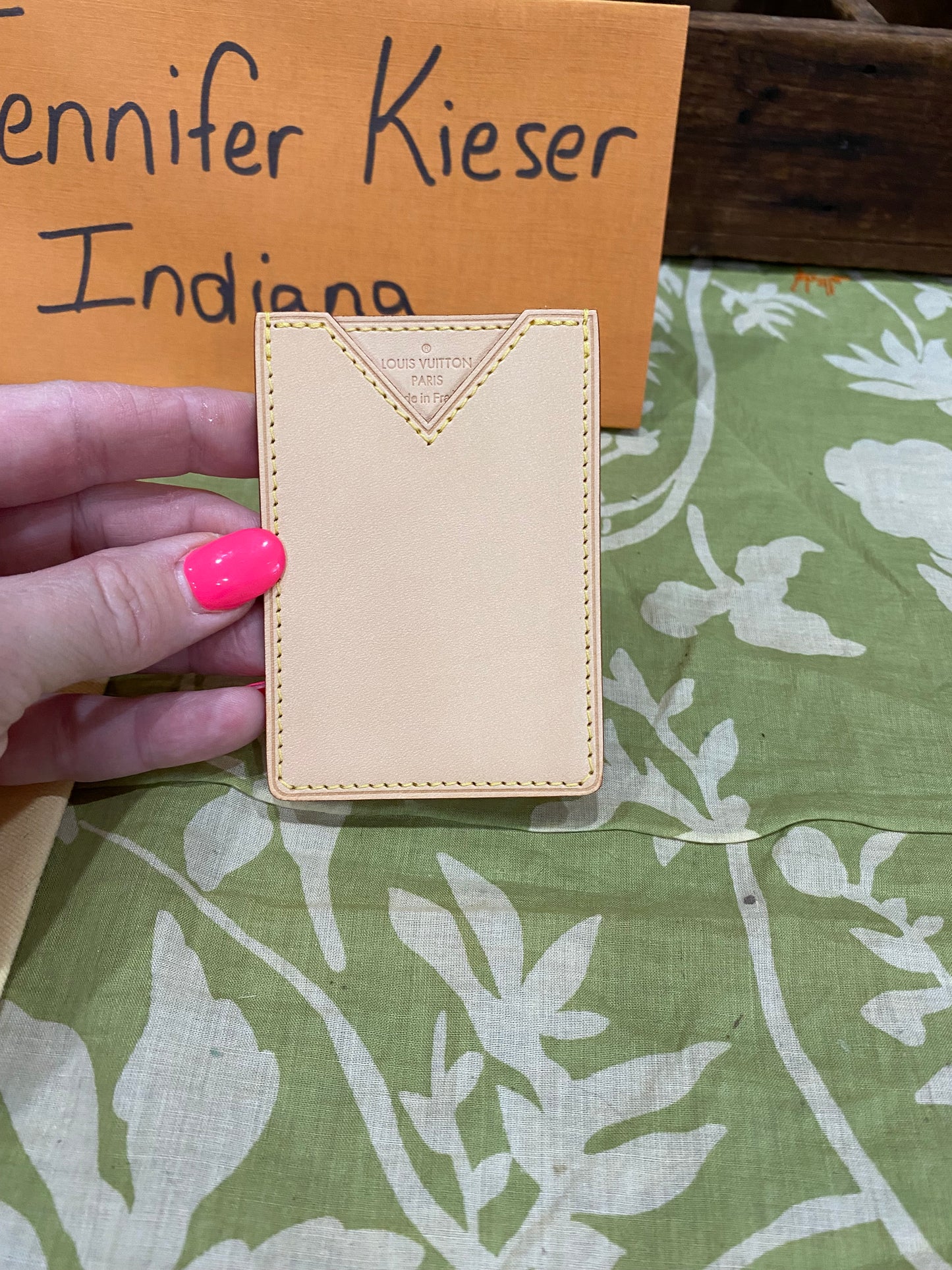Vachetta Credit Card Case