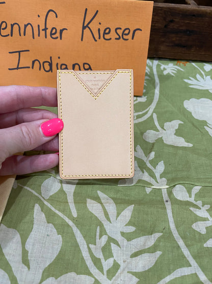 Vachetta Credit Card Case