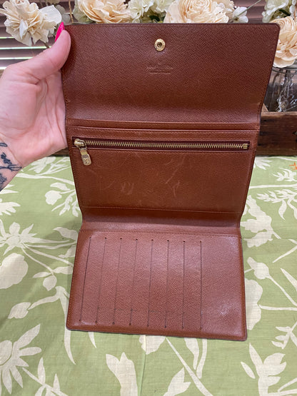 Vintage Passport Wallet Clutch