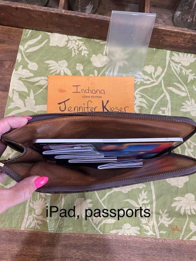 Vintage Porte Document Portfolio Clutch