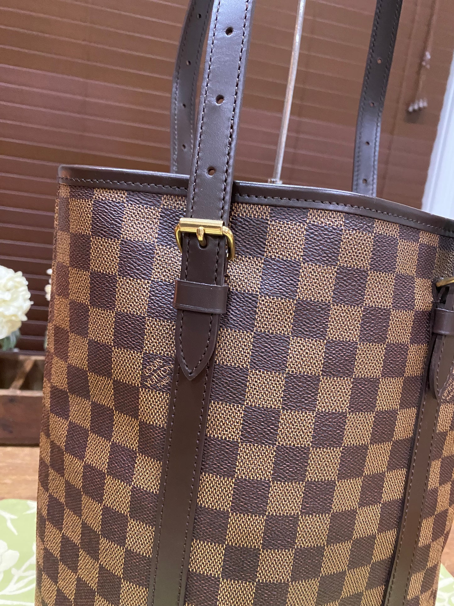 Bucket Bag GM Damier Ebene