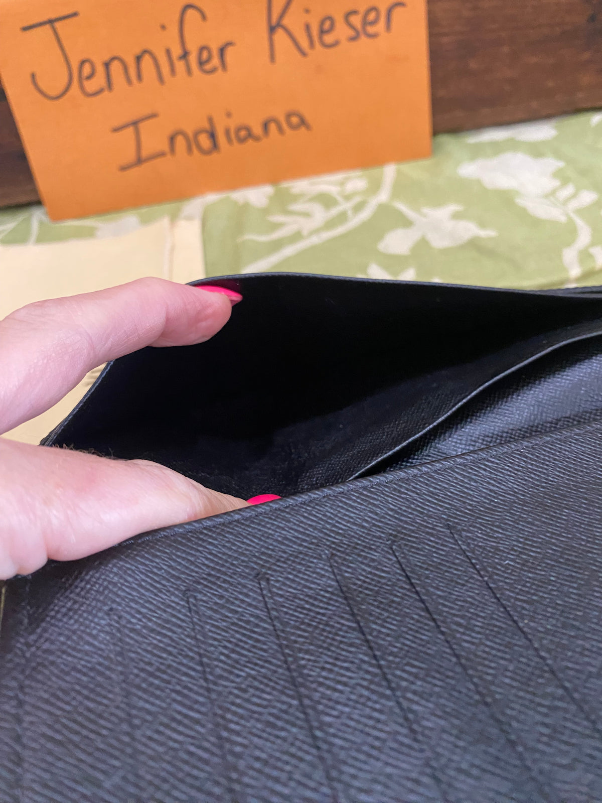 Brazza Wallet in Graphite
