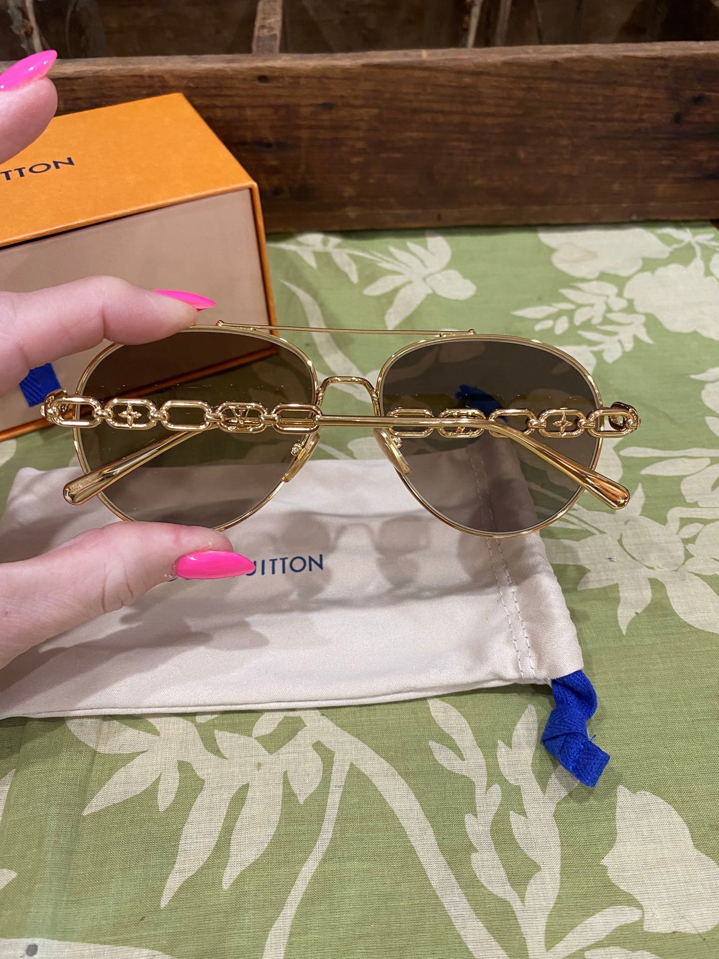 NEW My Chain Pilot Aviator Sunglasses