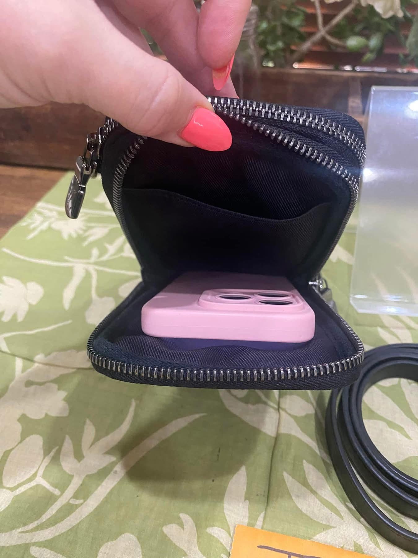 Reverse Monogram Eclipse Double Phone Pouch